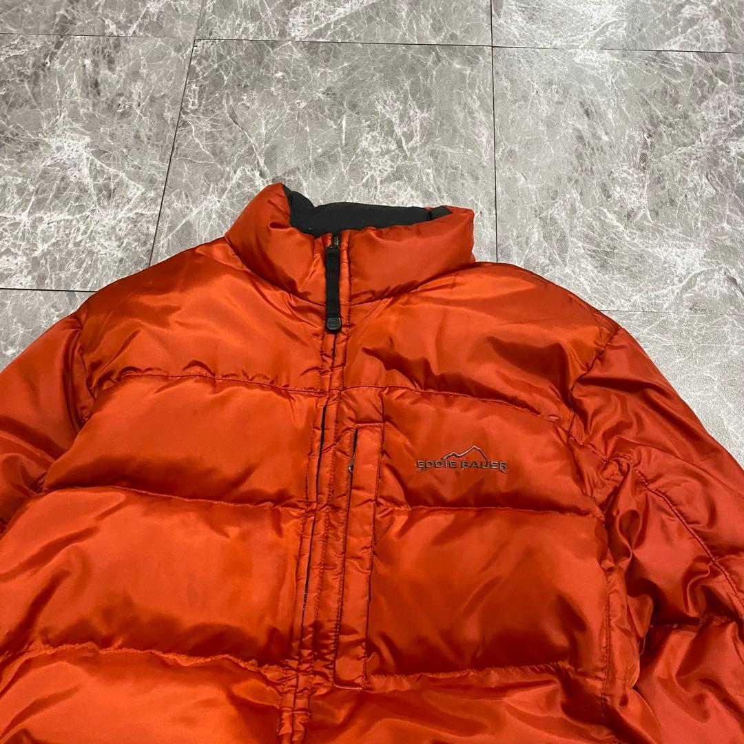 00s Eddie bauer 短丈 down puffer jacket 肉厚