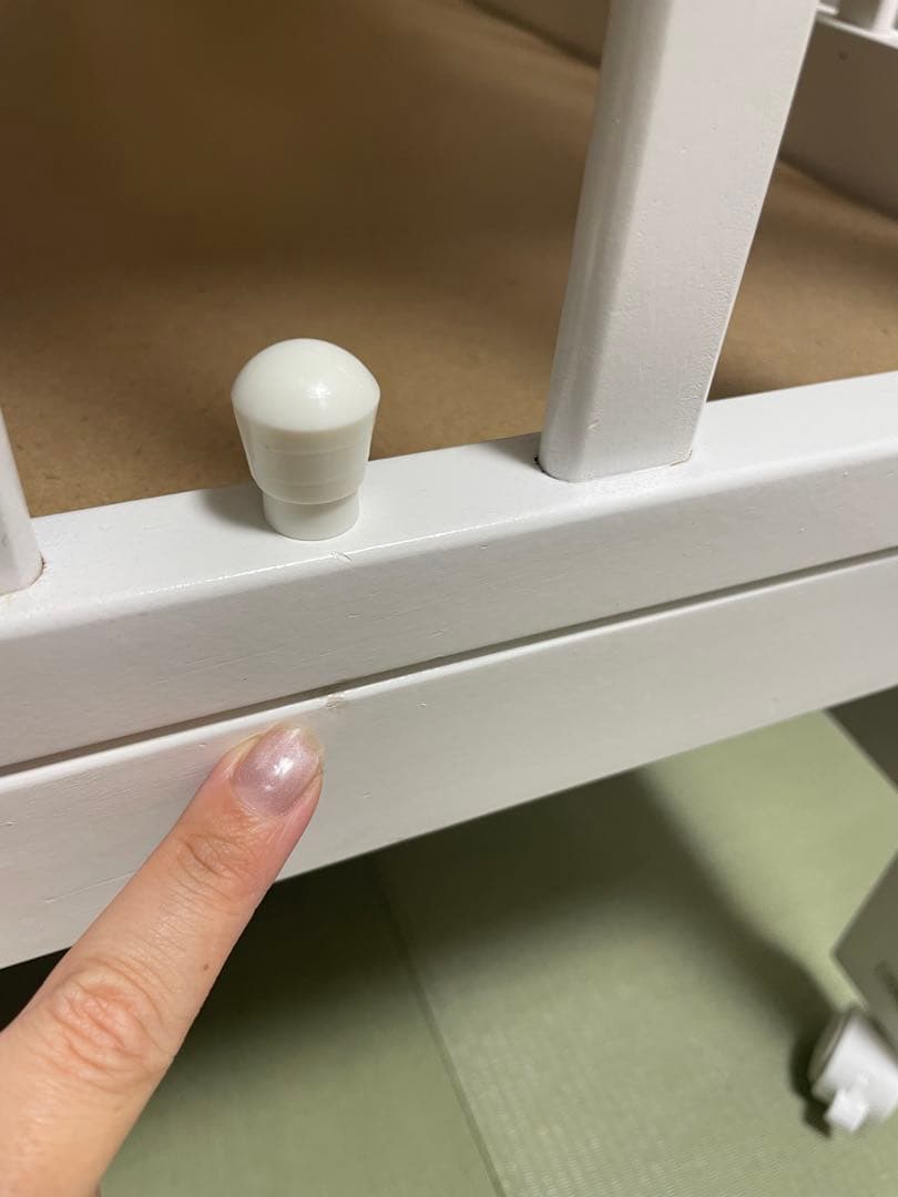 カトージ ミニベビーベッド アーチ ハイポジション ホワイト