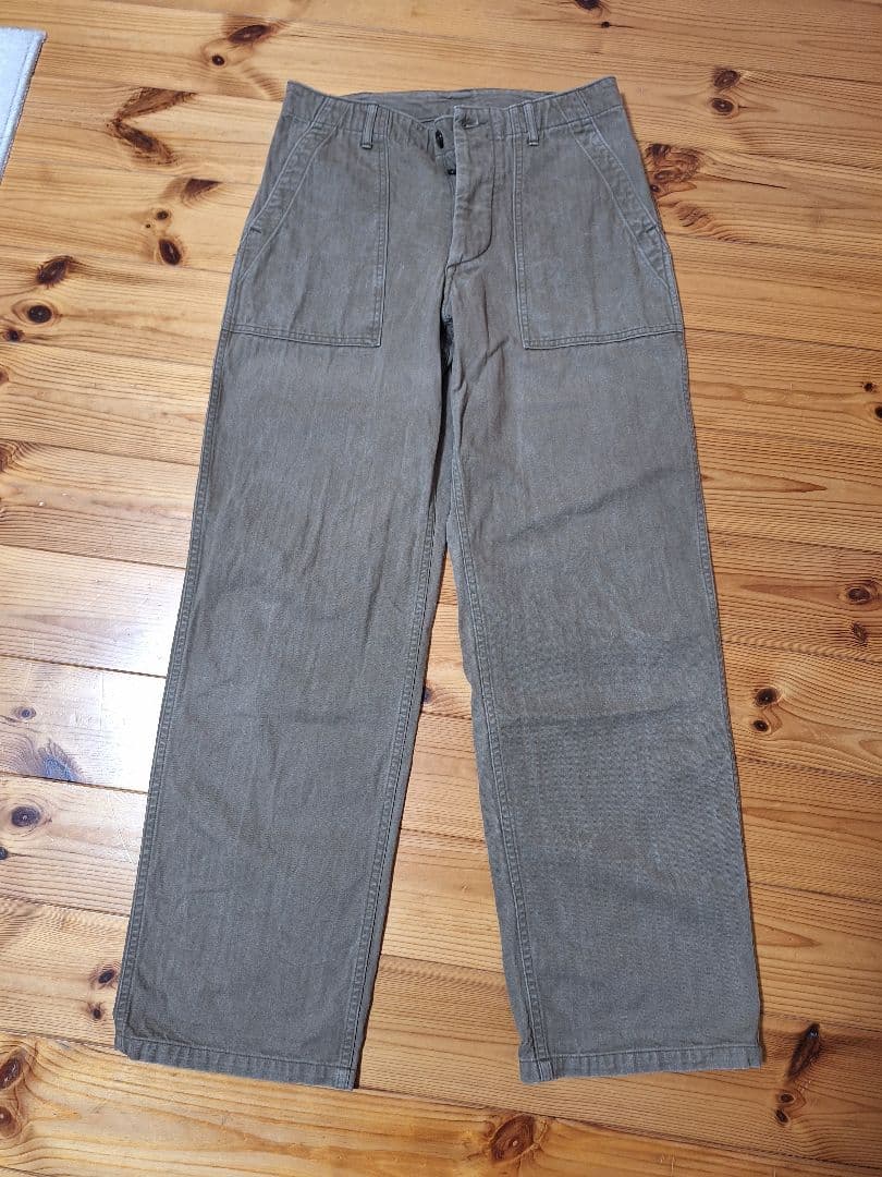 WAREHOUSE Lot 1086 ヘリンボーン ベイカーパンツ