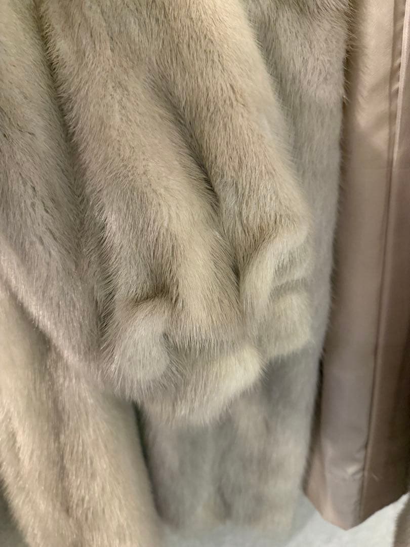 Nakamura Fur 毛皮コートベージュ　訳あり