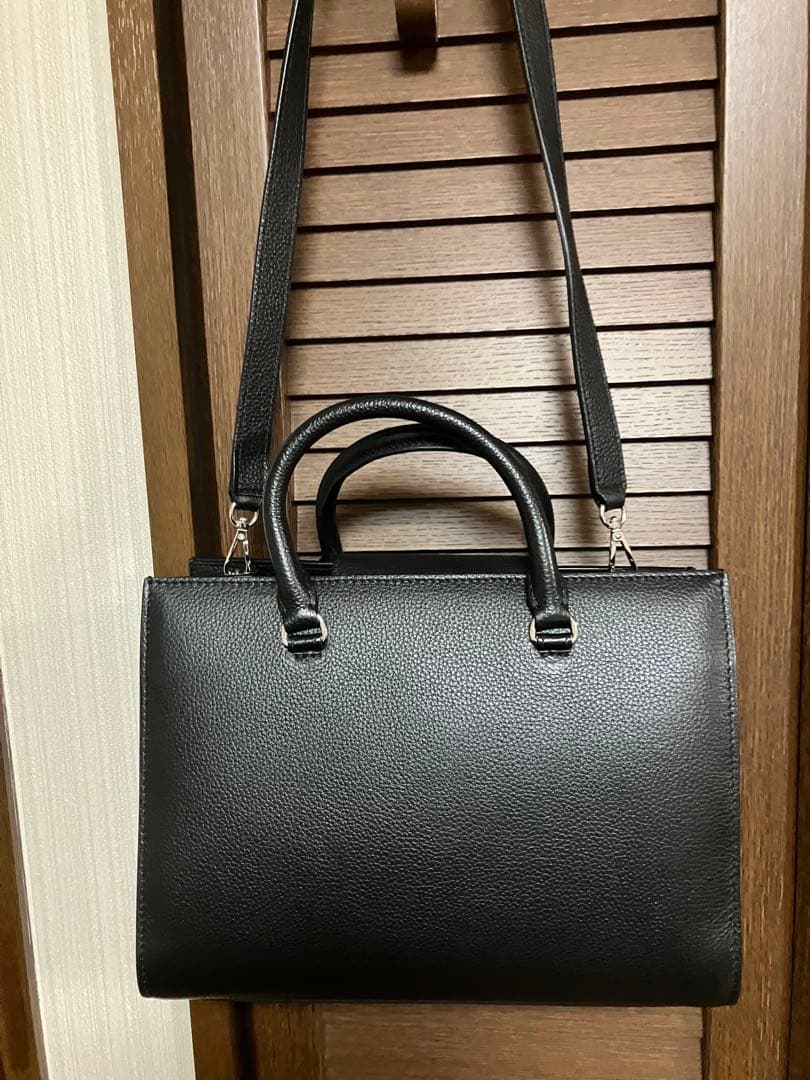 極美品Jimmy Choo ジミーチュウCHOO ロゴ ブラックバッグ