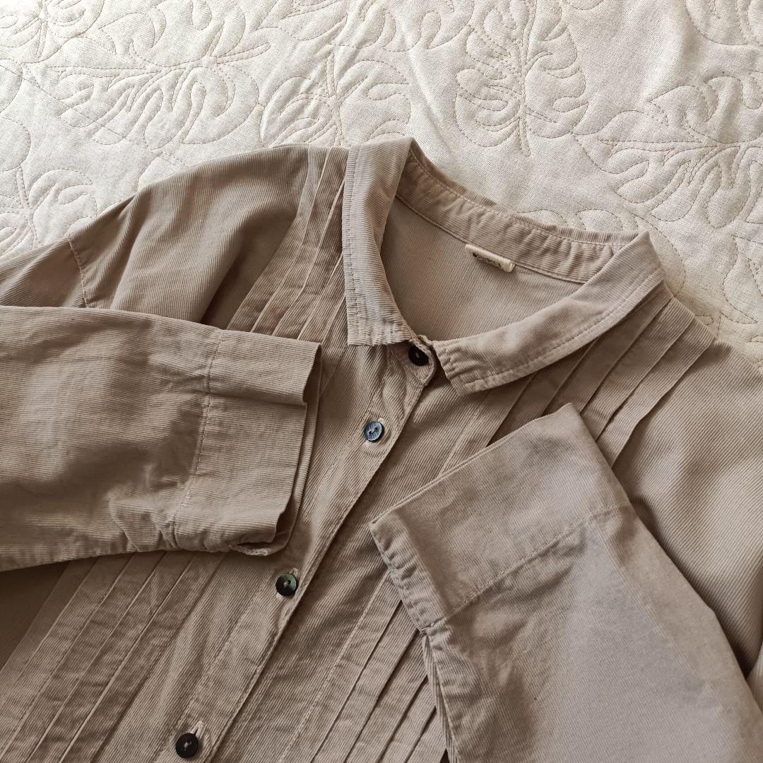 yuum様　2枚おまとめ【超美品】コーデュロイ　ピンタック　　ロングワンピース