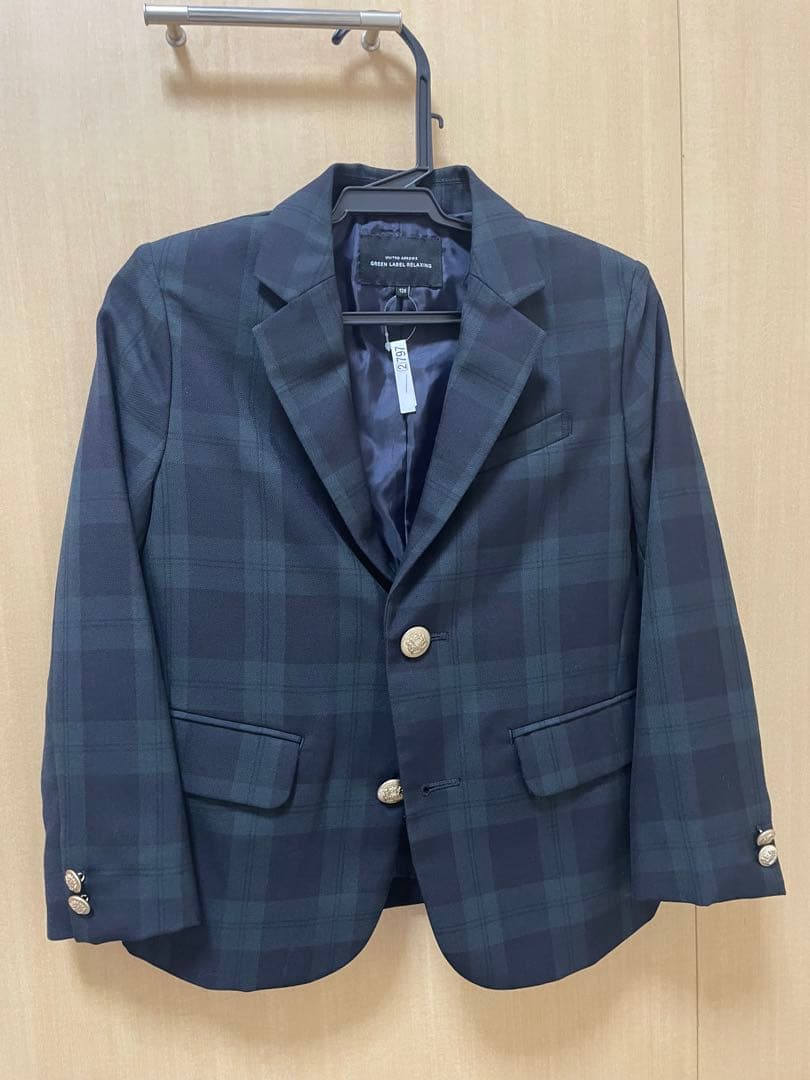 キッズ フォーマルスーツ　チェック　green label relaxing