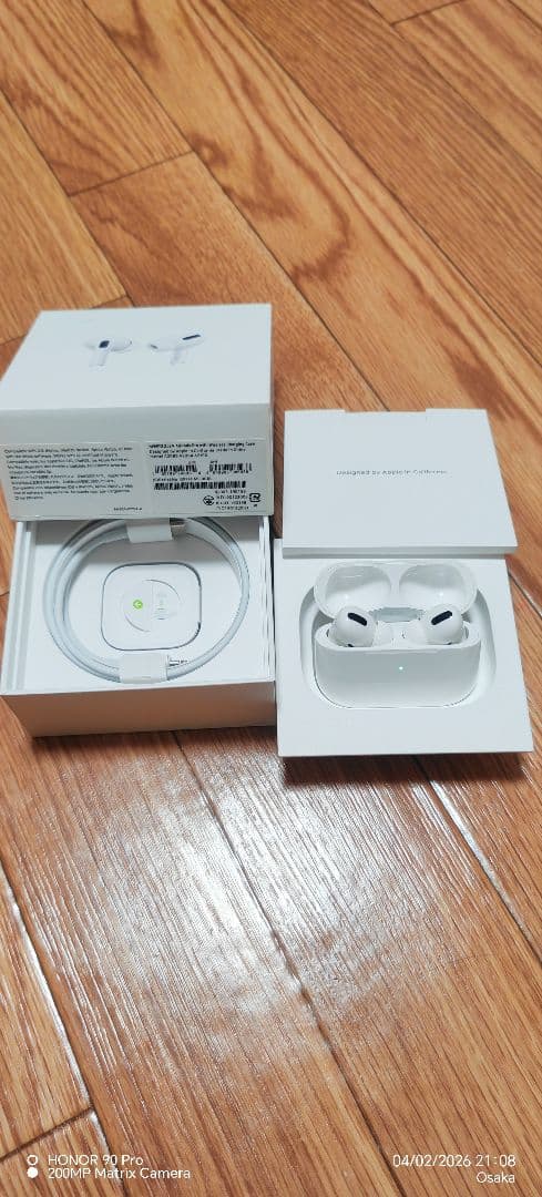 AirPods 本体 ホワイト完璧なプロセス