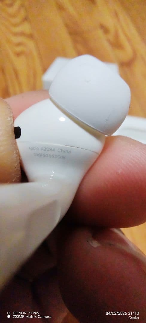 AirPods 本体 ホワイト完璧なプロセス