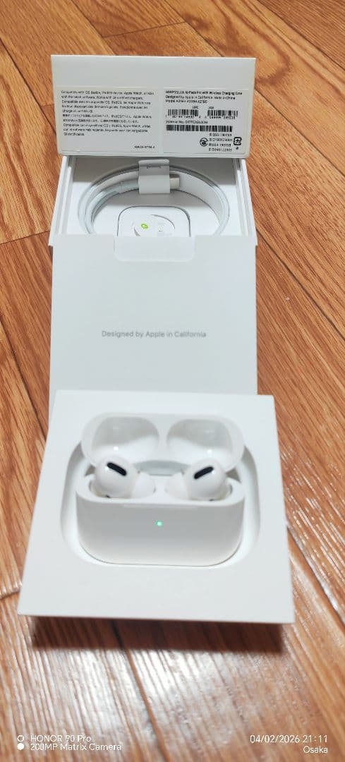 AirPods 本体 ホワイト完璧なプロセス