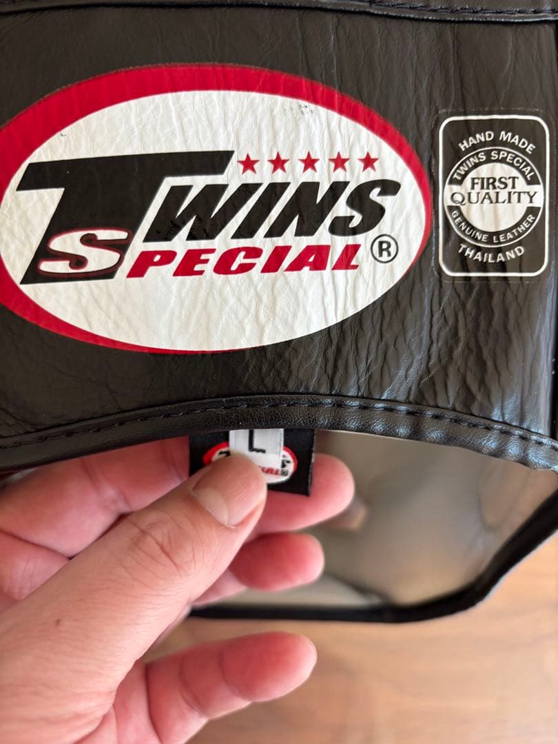 TWINS ボクシングヘッドギア Lサイズ 黒　ツインズ