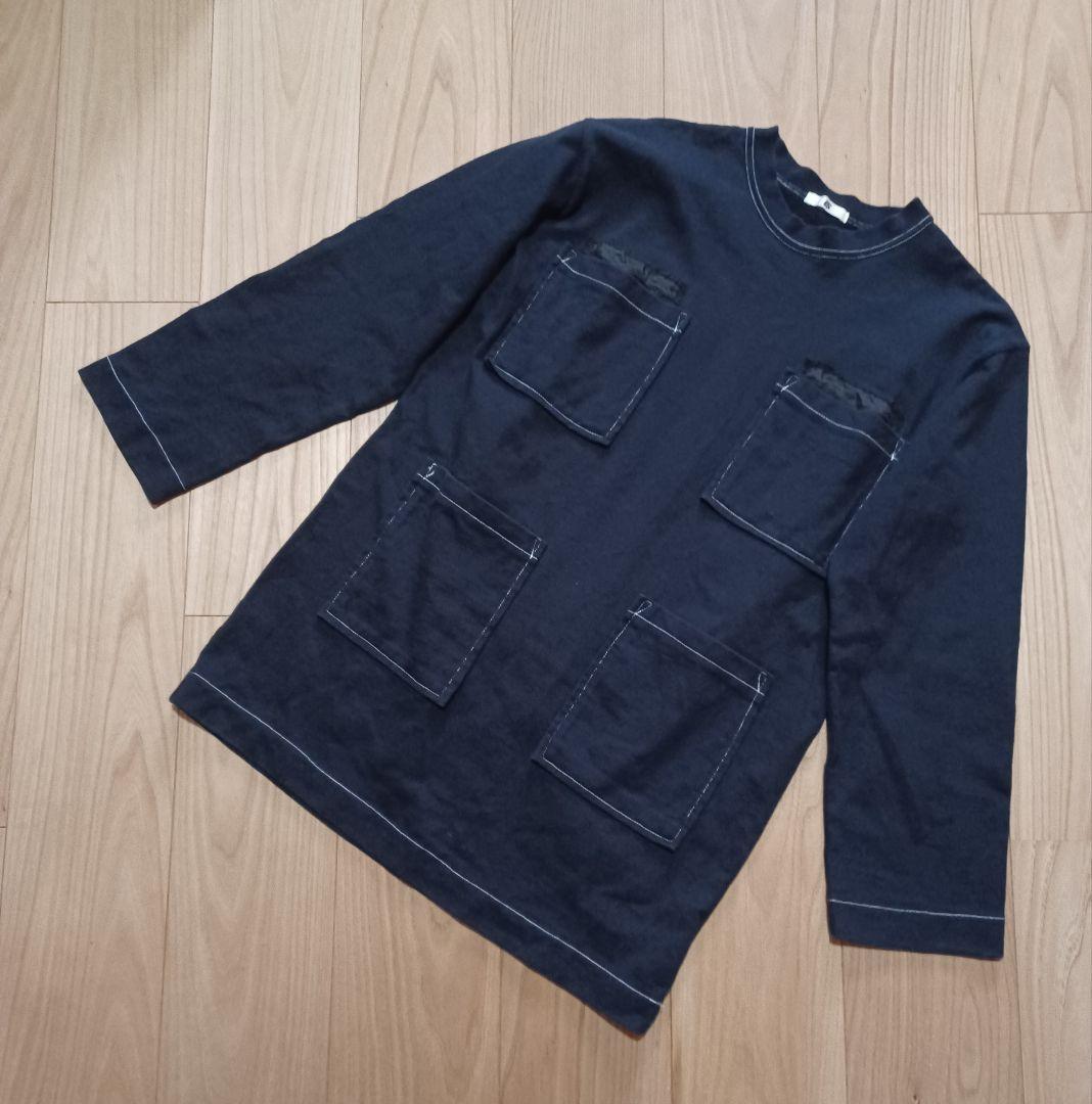 90s イッセイミヤケ ロング スウェット　マルチポケット イッセイミヤケ希少