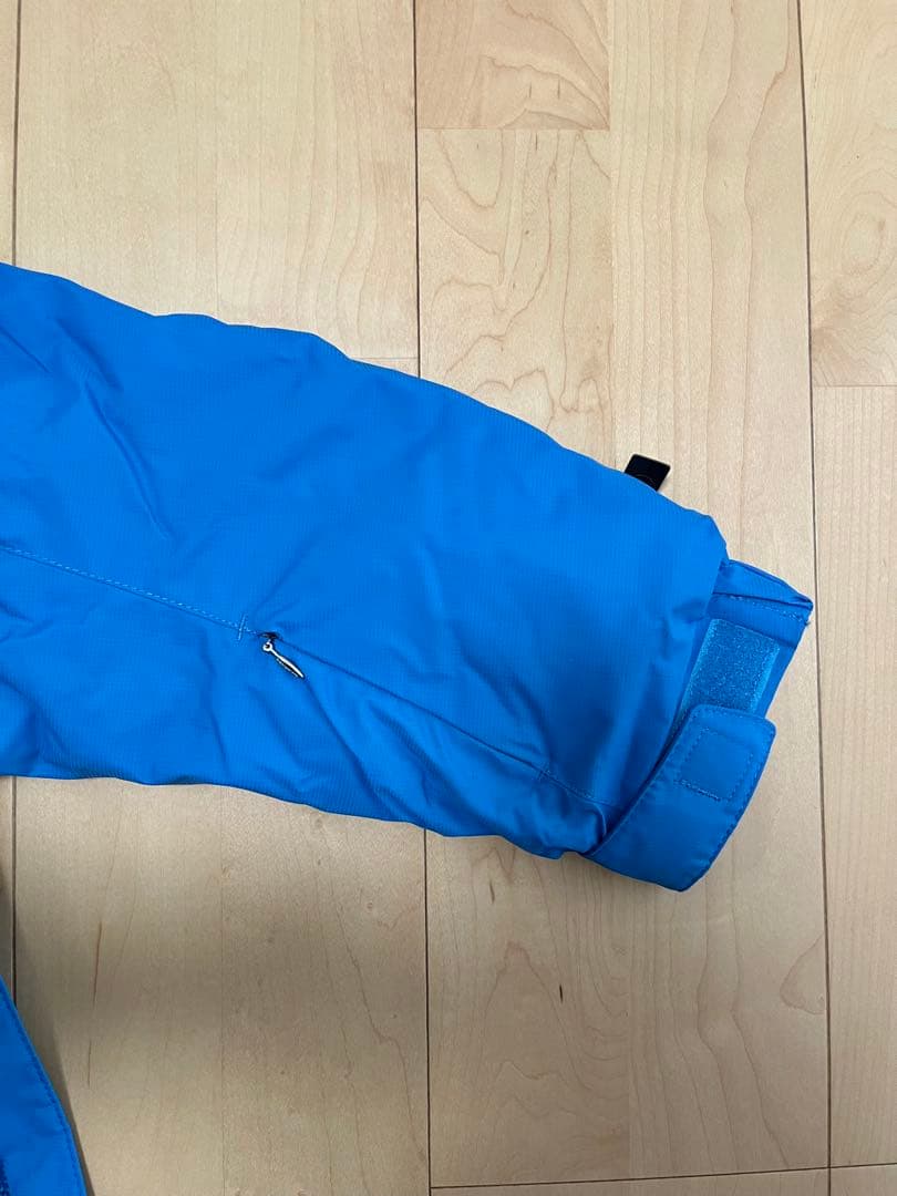 【美品】デサント スキーウェア 上下セット Sサイズ 水色＋ネイビー