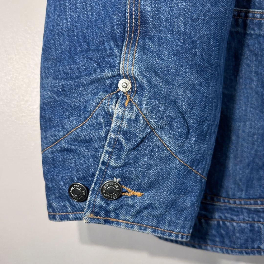 【希少レア 白タグ】80s USA製 ポロラルフローレン デニムカバーオール L