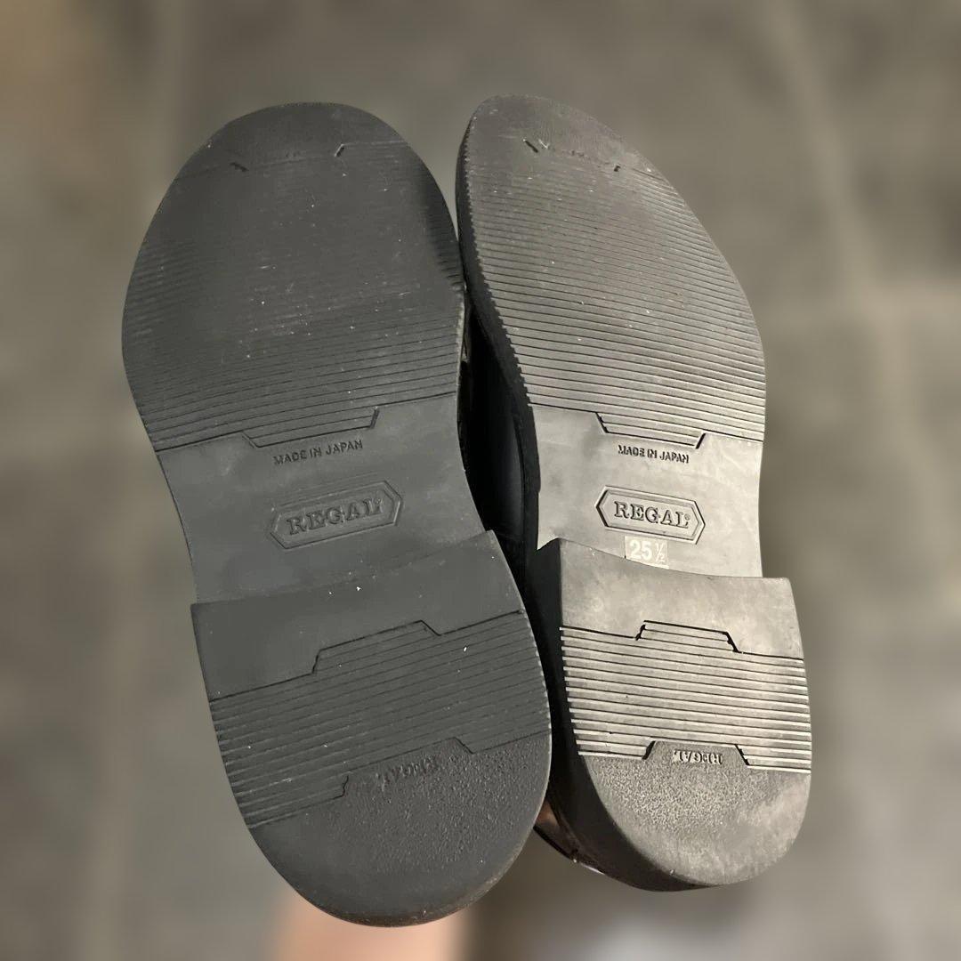 REGAL リーガル ビジネスシューズ JU15 レースアップ Uチップ 黒