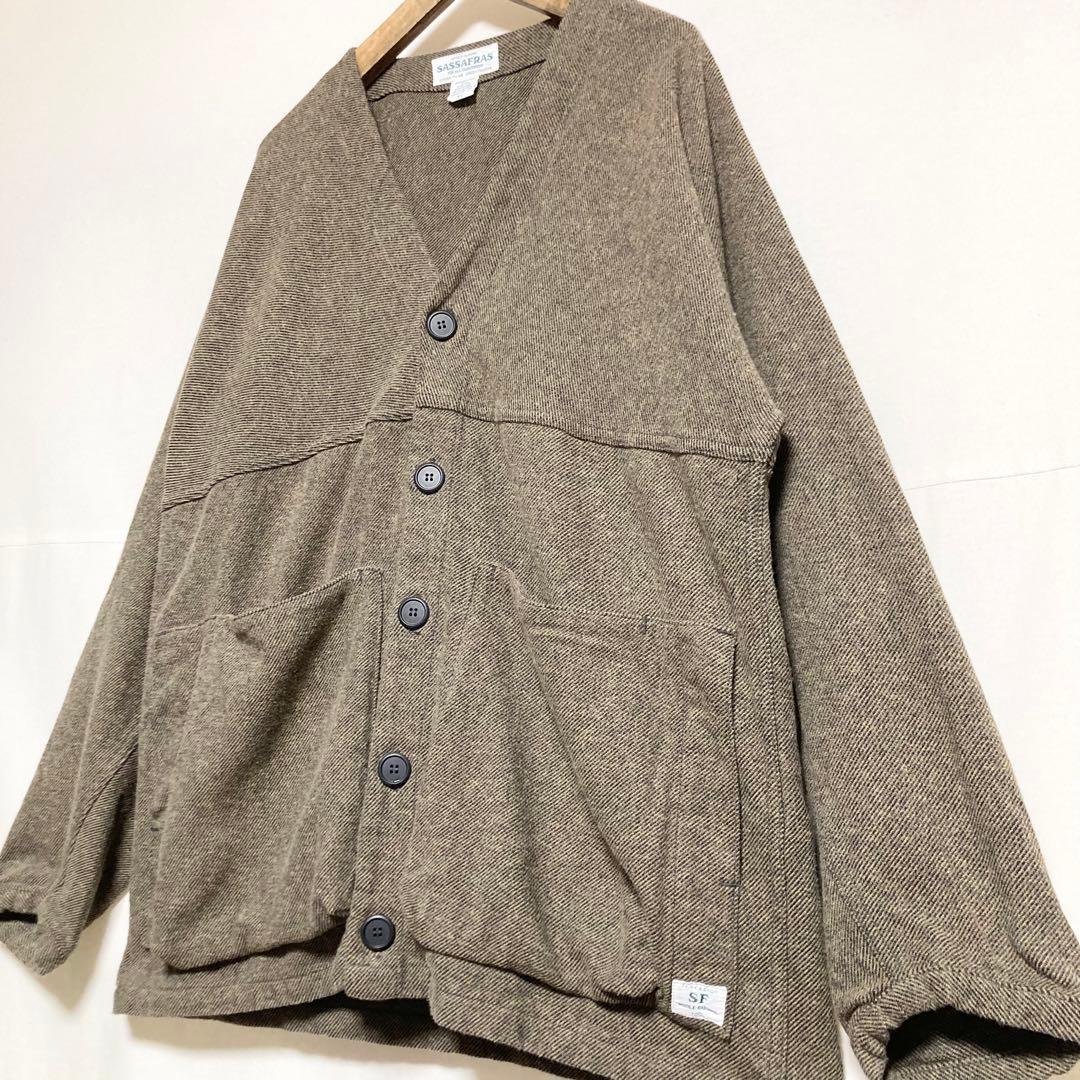 XLサイズ！SASSAFRAS ノーカラーガーデナージャケット