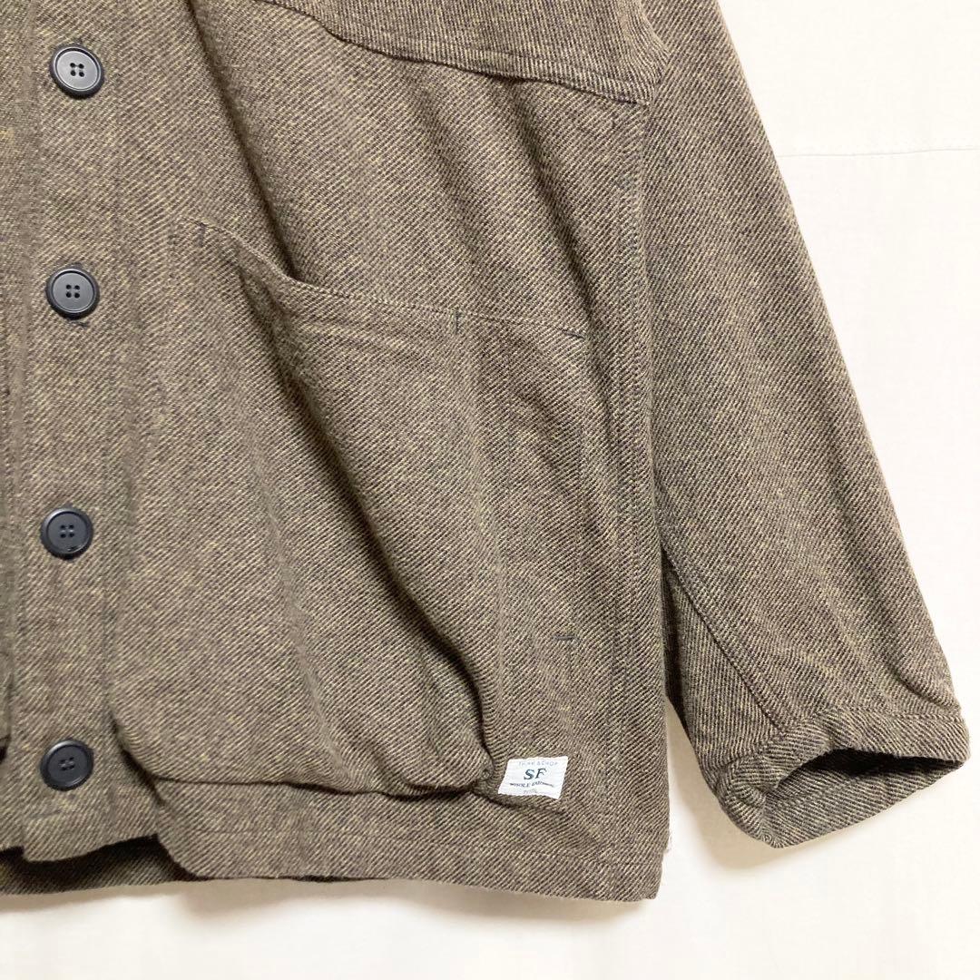 XLサイズ！SASSAFRAS ノーカラーガーデナージャケット