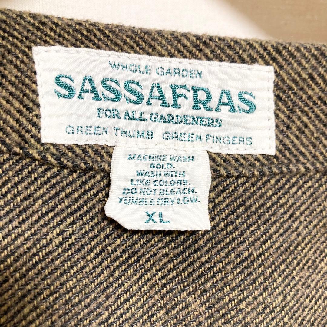XLサイズ！SASSAFRAS ノーカラーガーデナージャケット