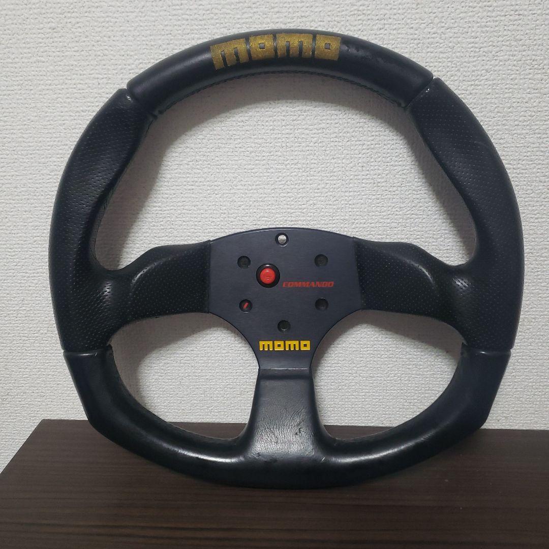 あむ　正規品 絶版 momo COMMANDO ステアリング 黒