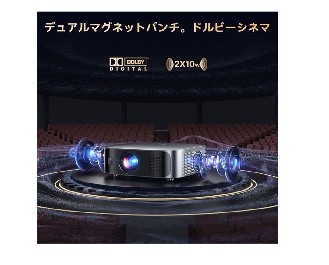 iSinbox プロジェクター TOFオートフォーカス 自動台形補正4K対応