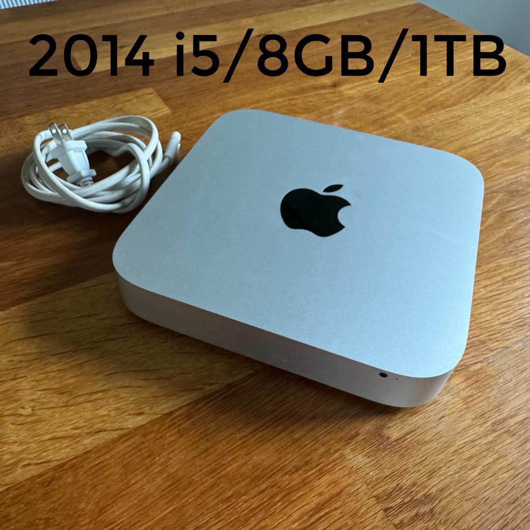 Macデスクトップ Apple Mac Mini Late 2014 i5/8GB/1TB
