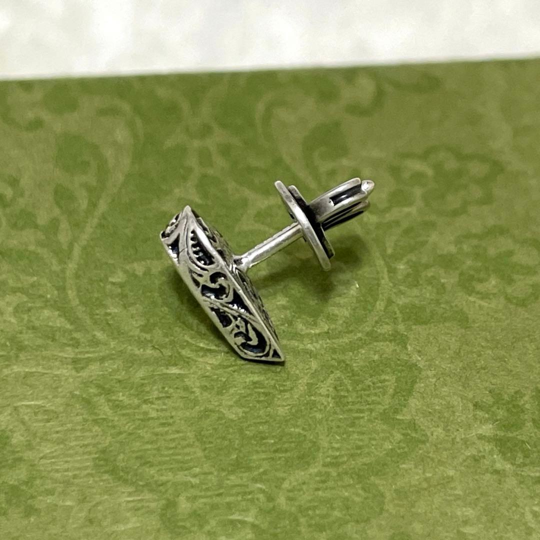 【極美品】グッチ　ハートピアス片耳　アラベスク　メンズ/レディース