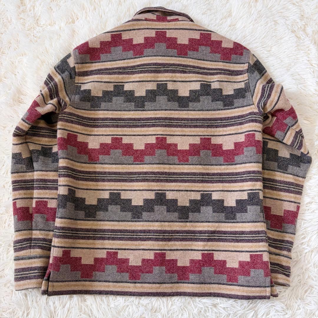 【美品】ネイバーフッド ネイティブ柄 オルテガコットンシャツジャケット M