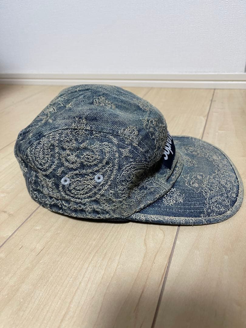帽子 Supreme Bandana Jacqurd Denim Camp Cap