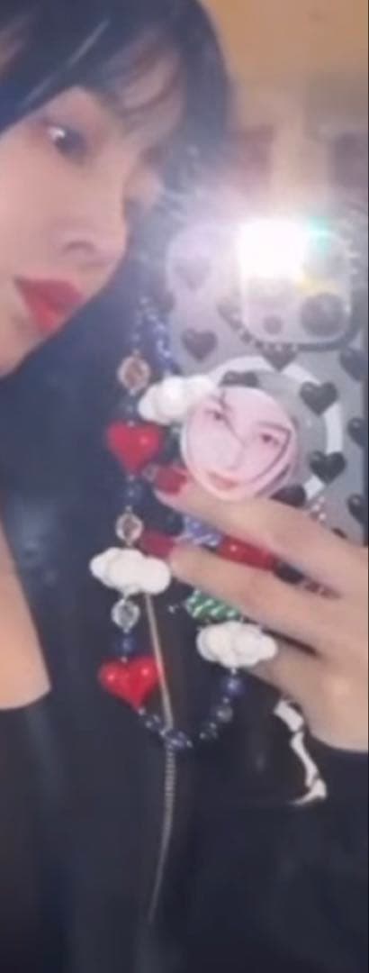 正規品stringtingカラフルハート雲スマホストラップ