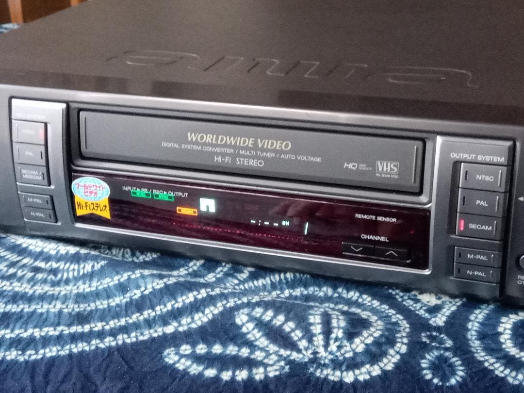 【ジャンクですが美品】ワールドワイドビデオ aiwa HV-MX100VHS