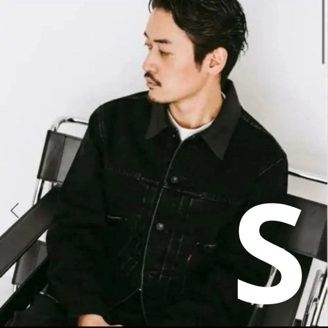 Levi’s × EDIFICE 襟レザートラッカー ジャケット