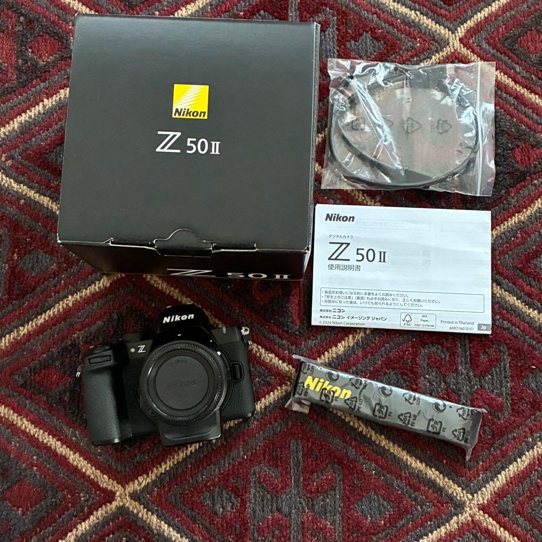 Nikon Z50II ボディ 本体 純正バッテリー　元箱・付属品　FTZ 付き