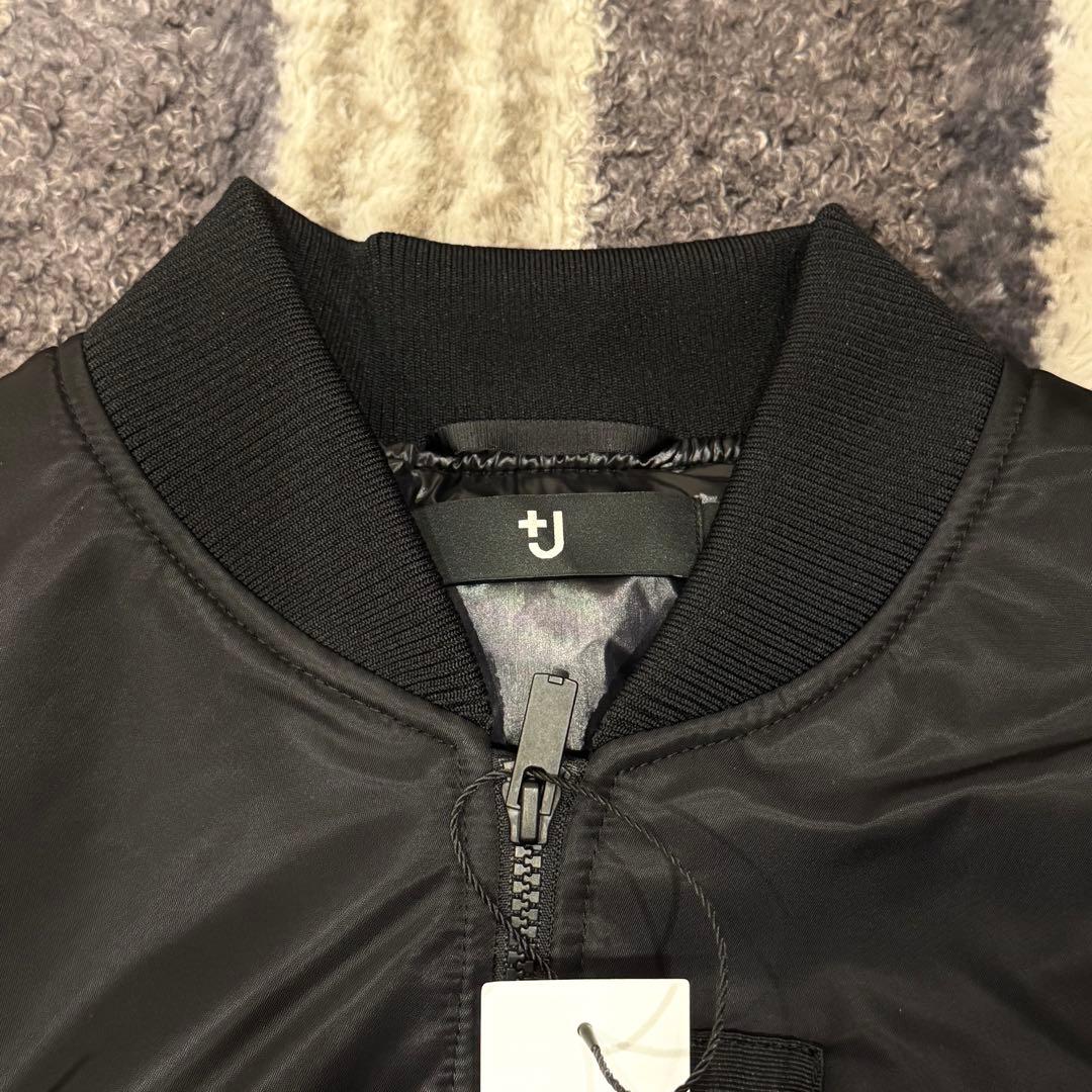 UNIQLO ジルサンダーコラボプラスJハイブリッドダウンMA-1 ブラックM