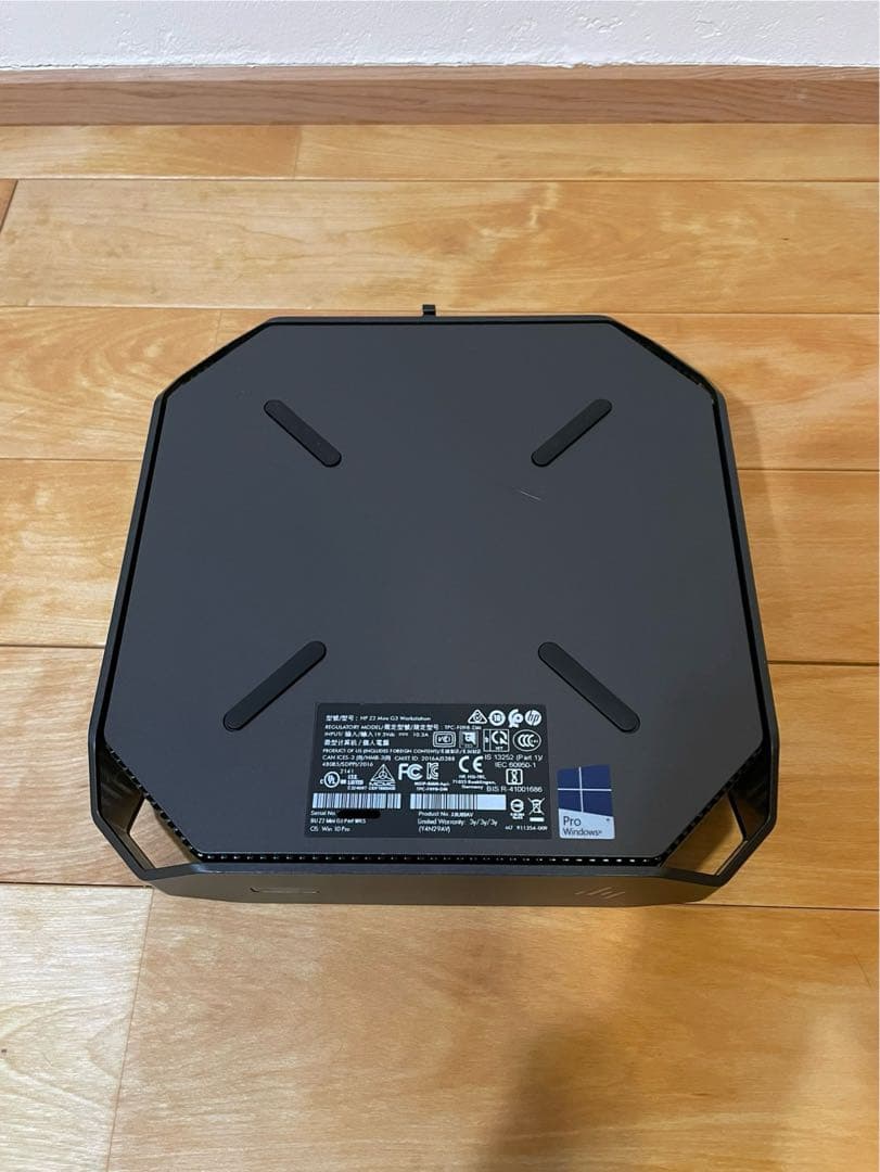 ワークステーション hp Z2 mini G3 16GB SSD256GB Win10 Pro