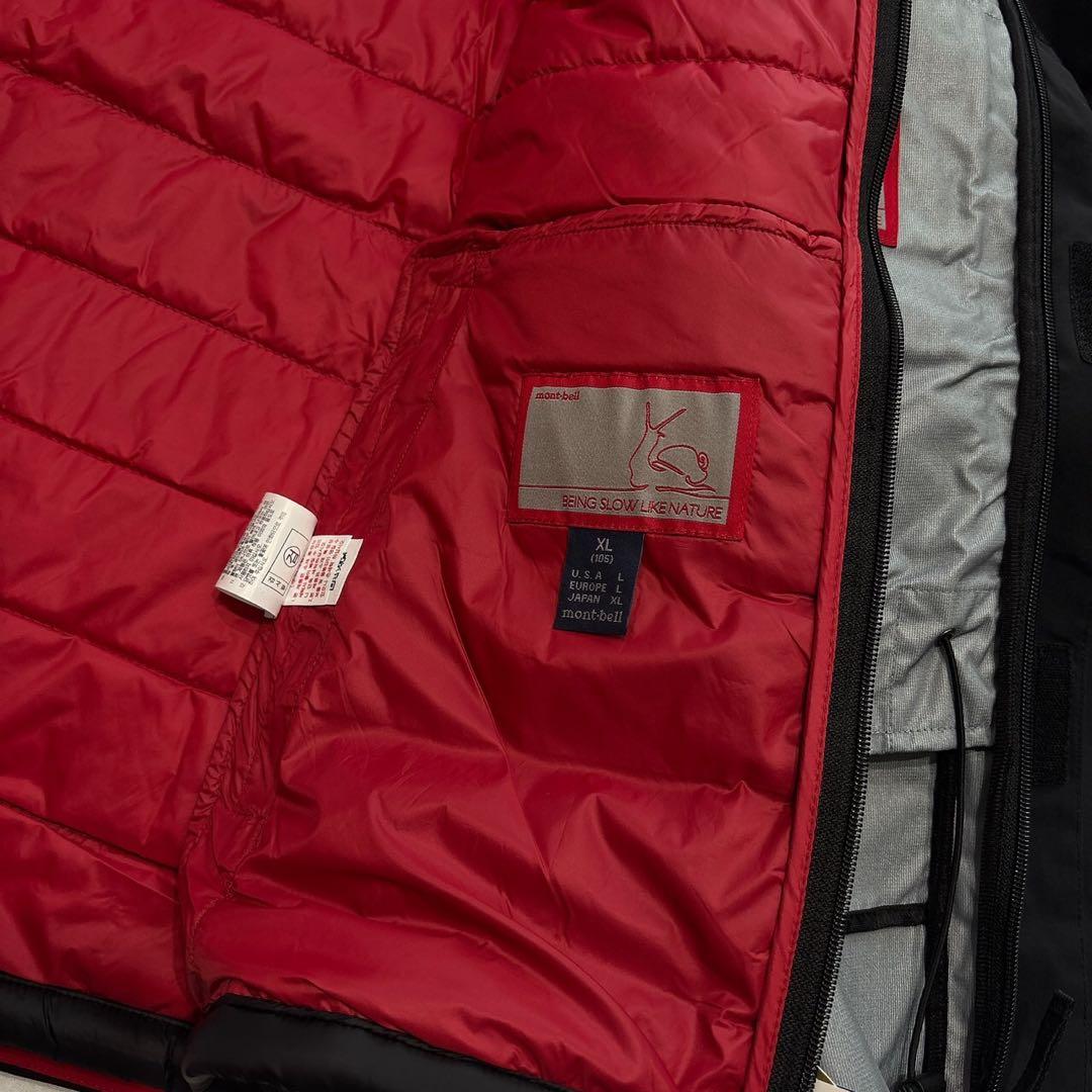 モンベル 衣類 メンズ ジャケット 105(XL) ブラック mont-bell