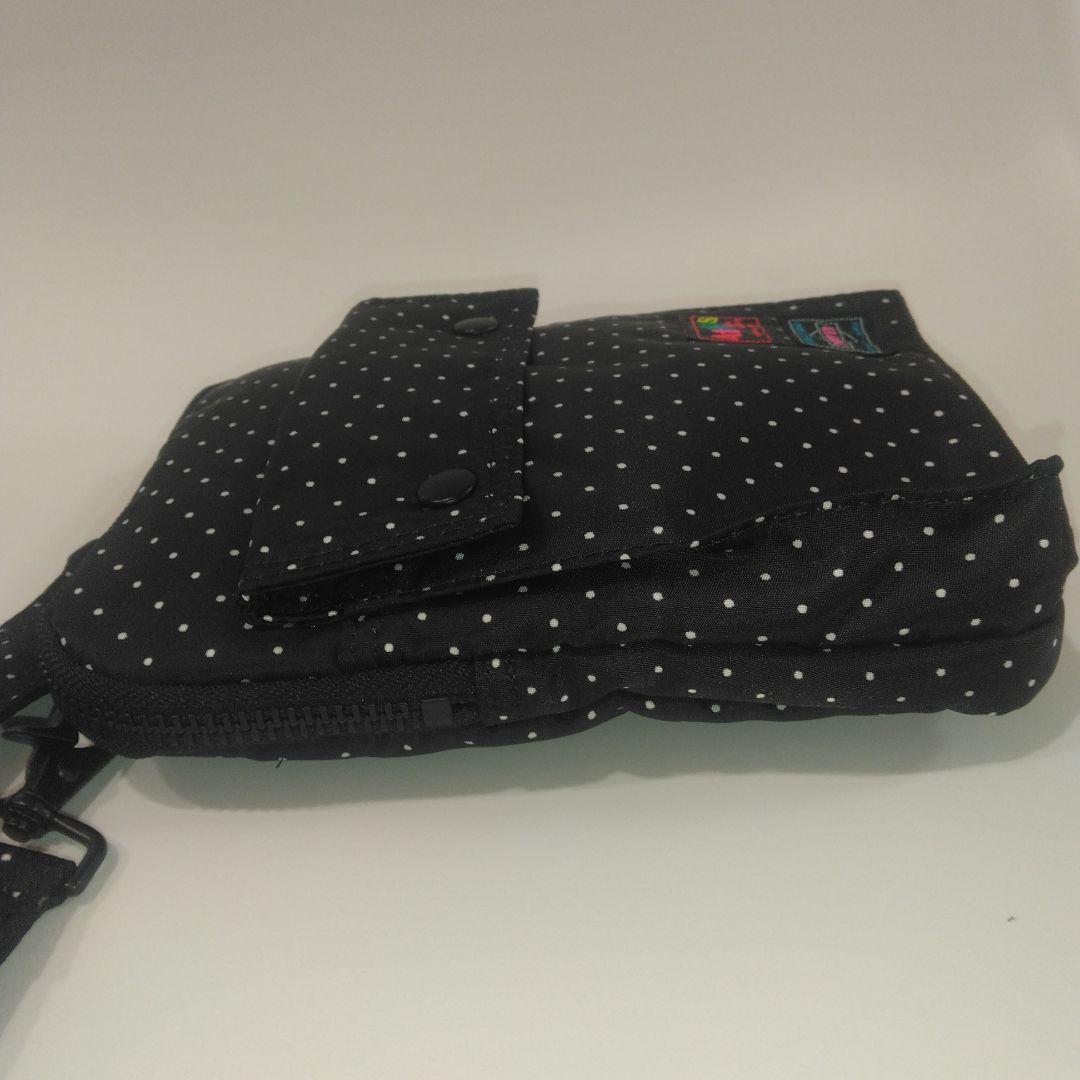 未使用品　希少　Porter × Atmos ショルダーバッグ　ドット　ブラック