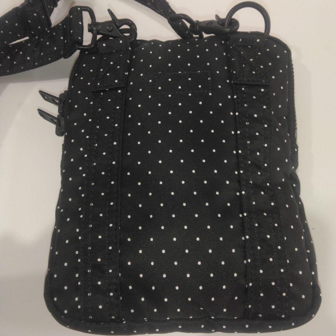 未使用品　希少　Porter × Atmos ショルダーバッグ　ドット　ブラック