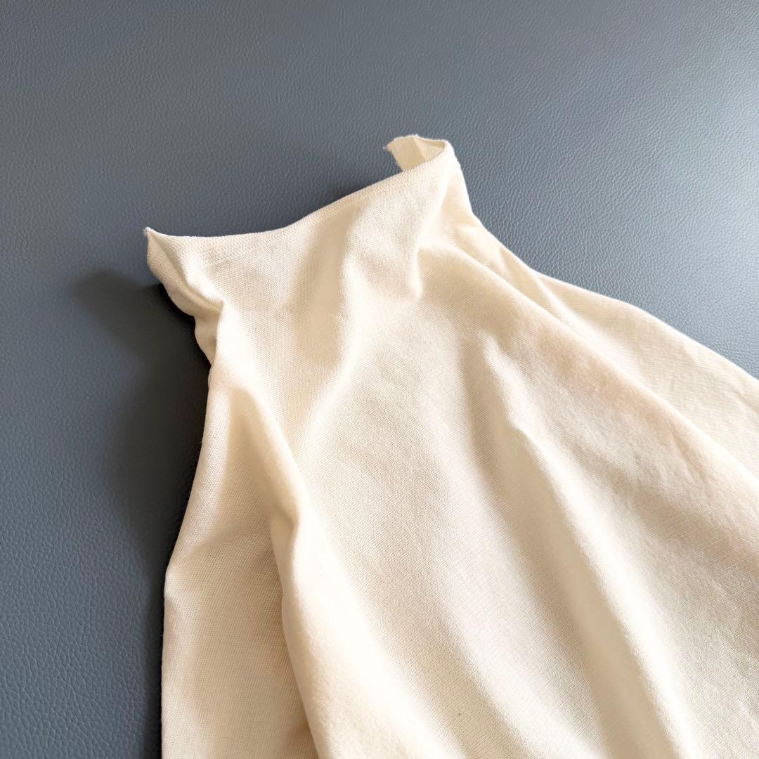 【イッセイミヤケ ISSEY MIYAKE】 変形裾 ハイネック カットソー