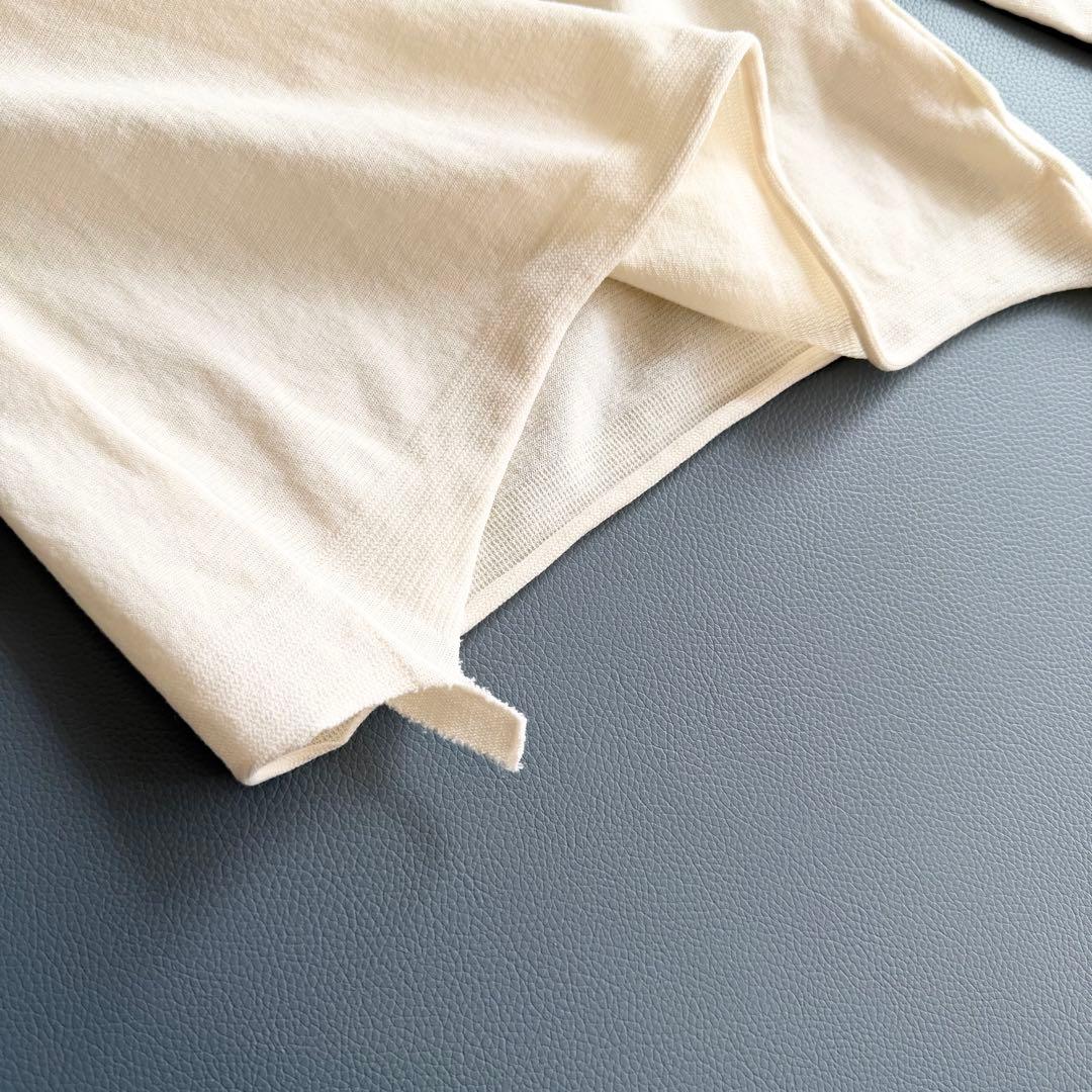 【イッセイミヤケ ISSEY MIYAKE】 変形裾 ハイネック カットソー