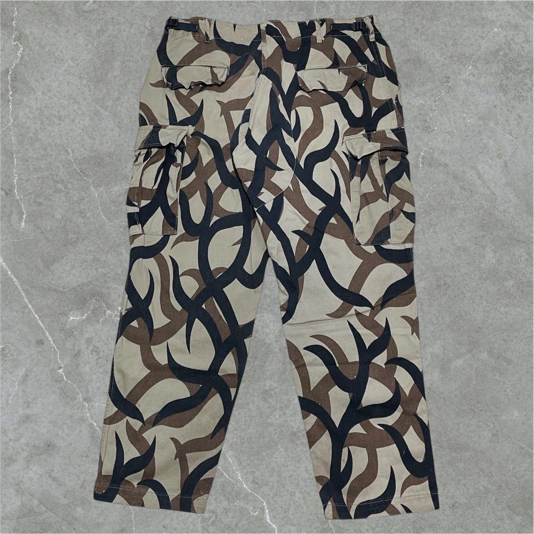 希少 80s ASAT USA製 トライバルカモ カーゴパンツ　オリジナル　Ｌ