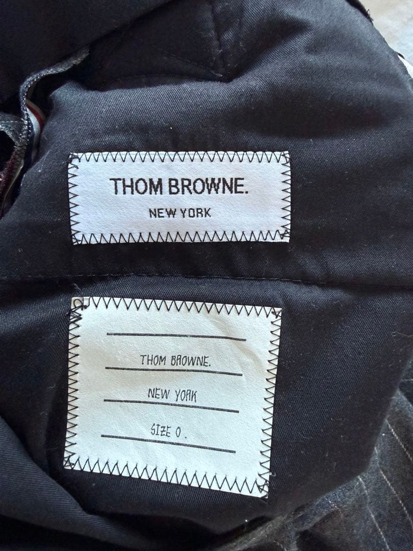 THOM BROWNE. ストライプ スラックス サイズ0