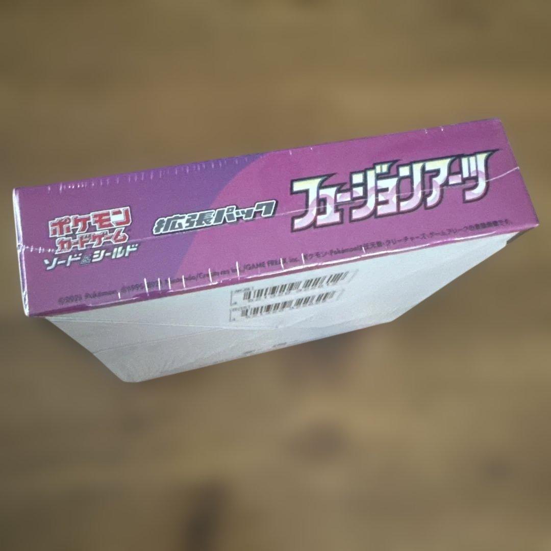 新品未開封ポケモンカードゲーム フュージョンアーツ ボックスソード&シールド