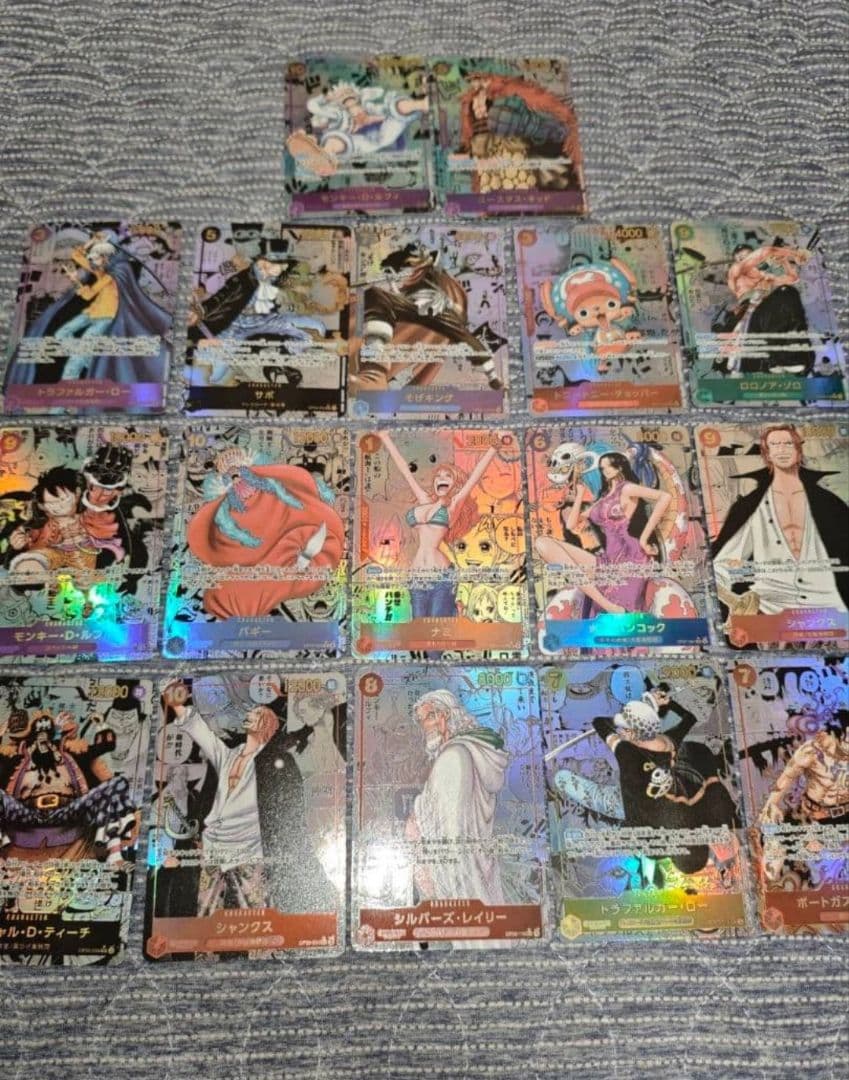 ワンピースカード　コミパラ　展示用　観賞用　17枚まとめ売り
