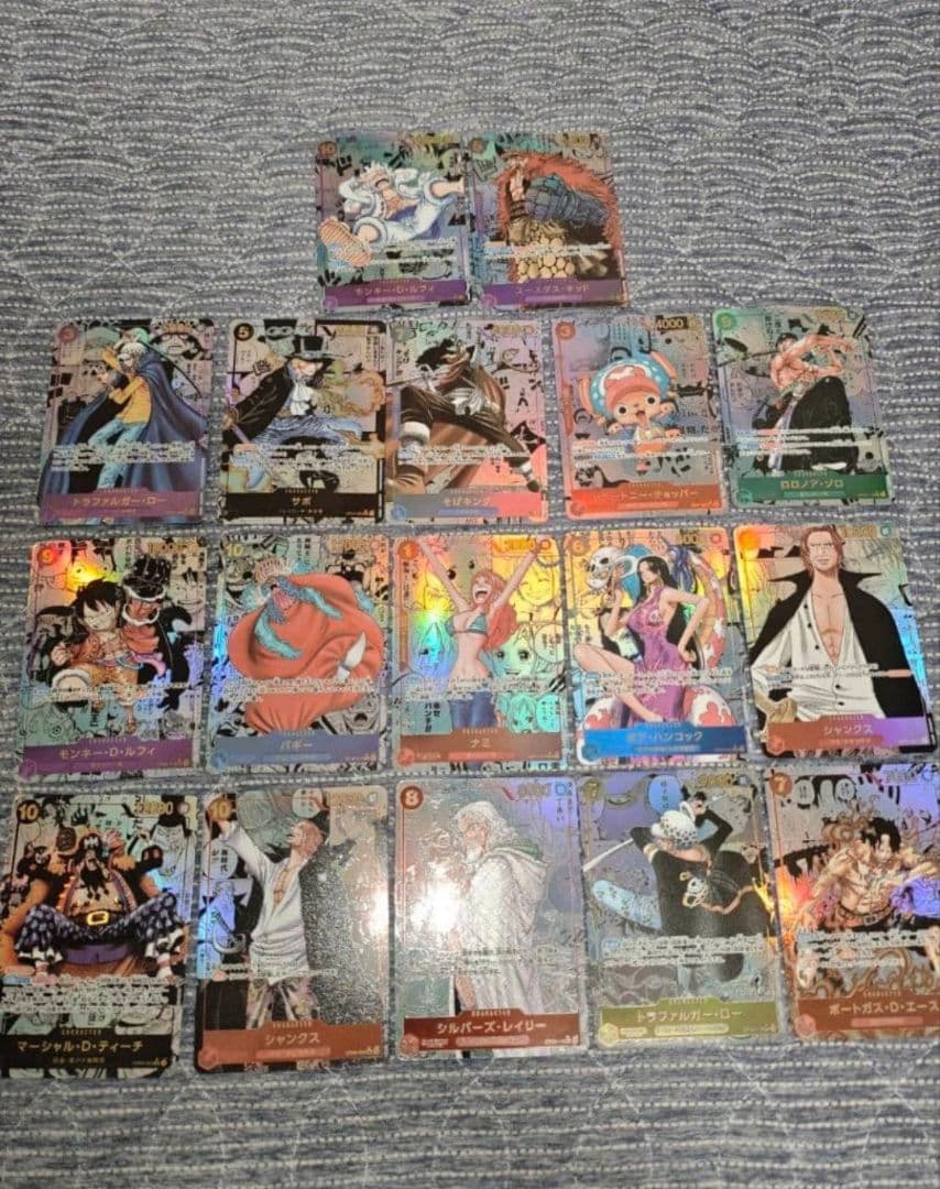 ワンピースカード　コミパラ　展示用　観賞用　17枚まとめ売り