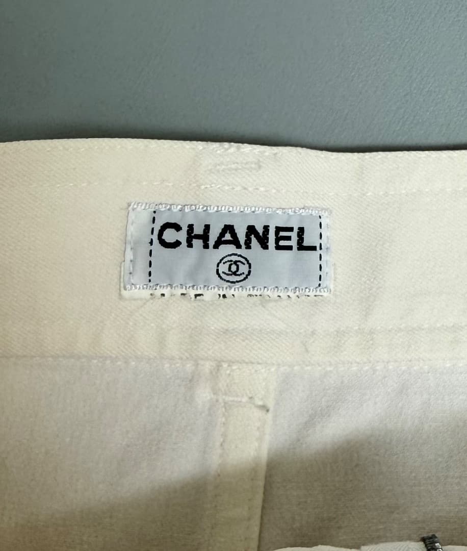 CHANEL デニムショートパンツ