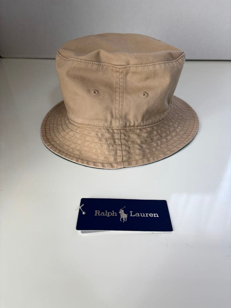 RalphLauren ビームス別注リバーシブルバケットハットカーキ/グリーン