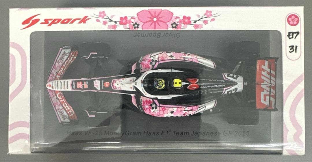 スパーク 1/43 ハース VF-25 日本GP O.ベアマン　S9593
