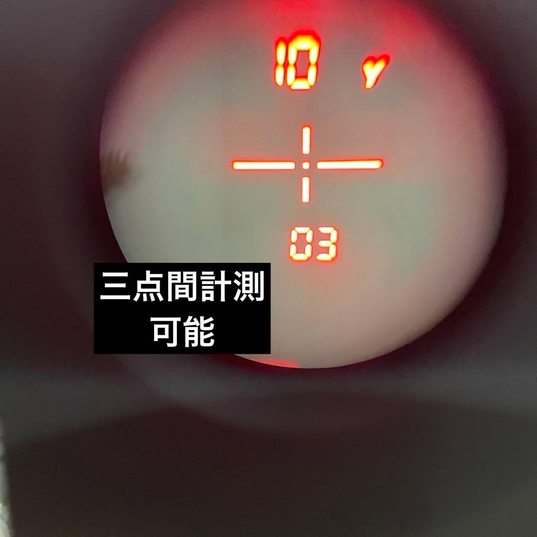 美品NINJOR GOLF NJ MINI OLED レーザー距離計3点間計測