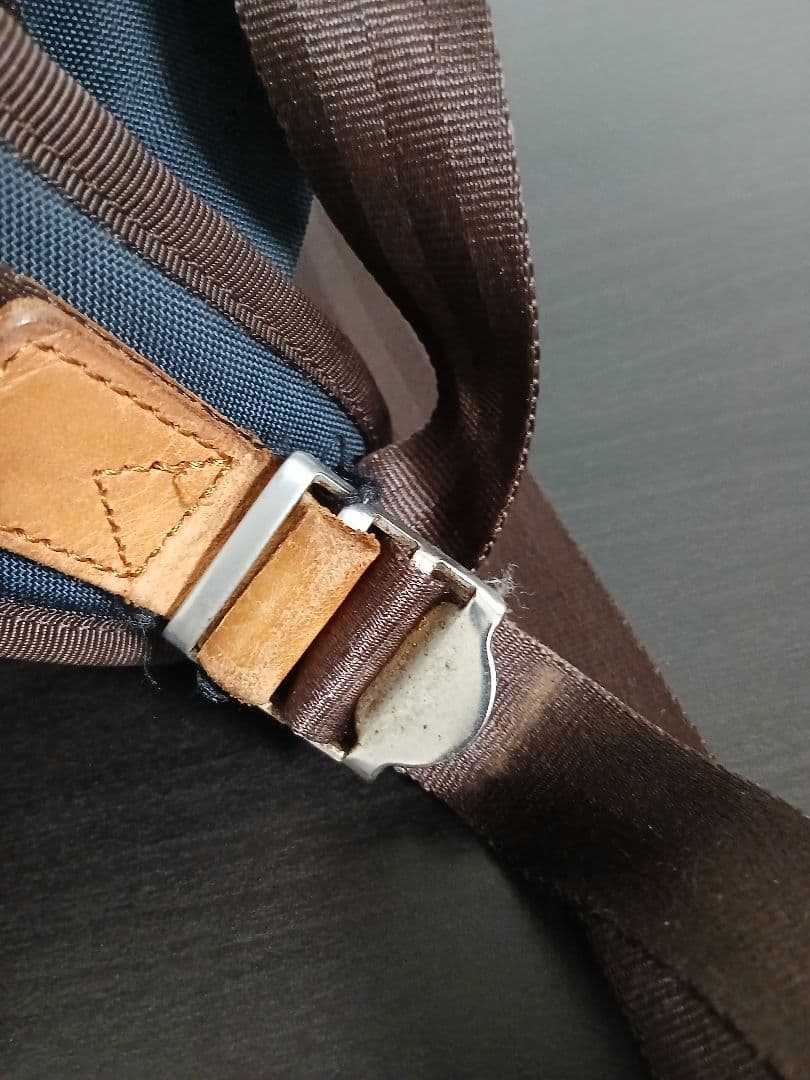 と*。様 マスターピース　ポテンシャル　ネイビー キャンバス スエード リュック