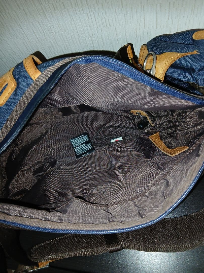 と*。様 マスターピース　ポテンシャル　ネイビー キャンバス スエード リュック