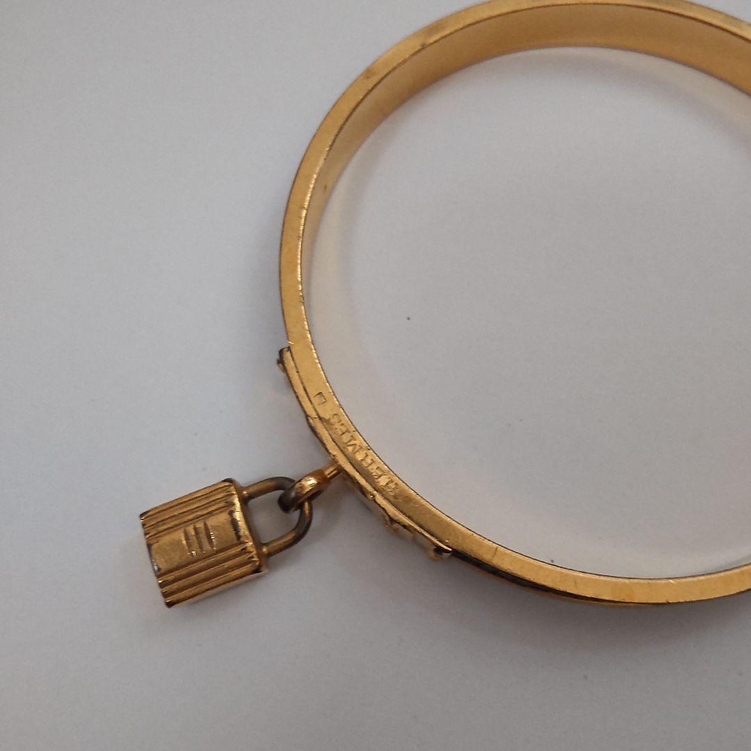 HERMES ケリーバングル 鍵 Black Gold 中古 正規品