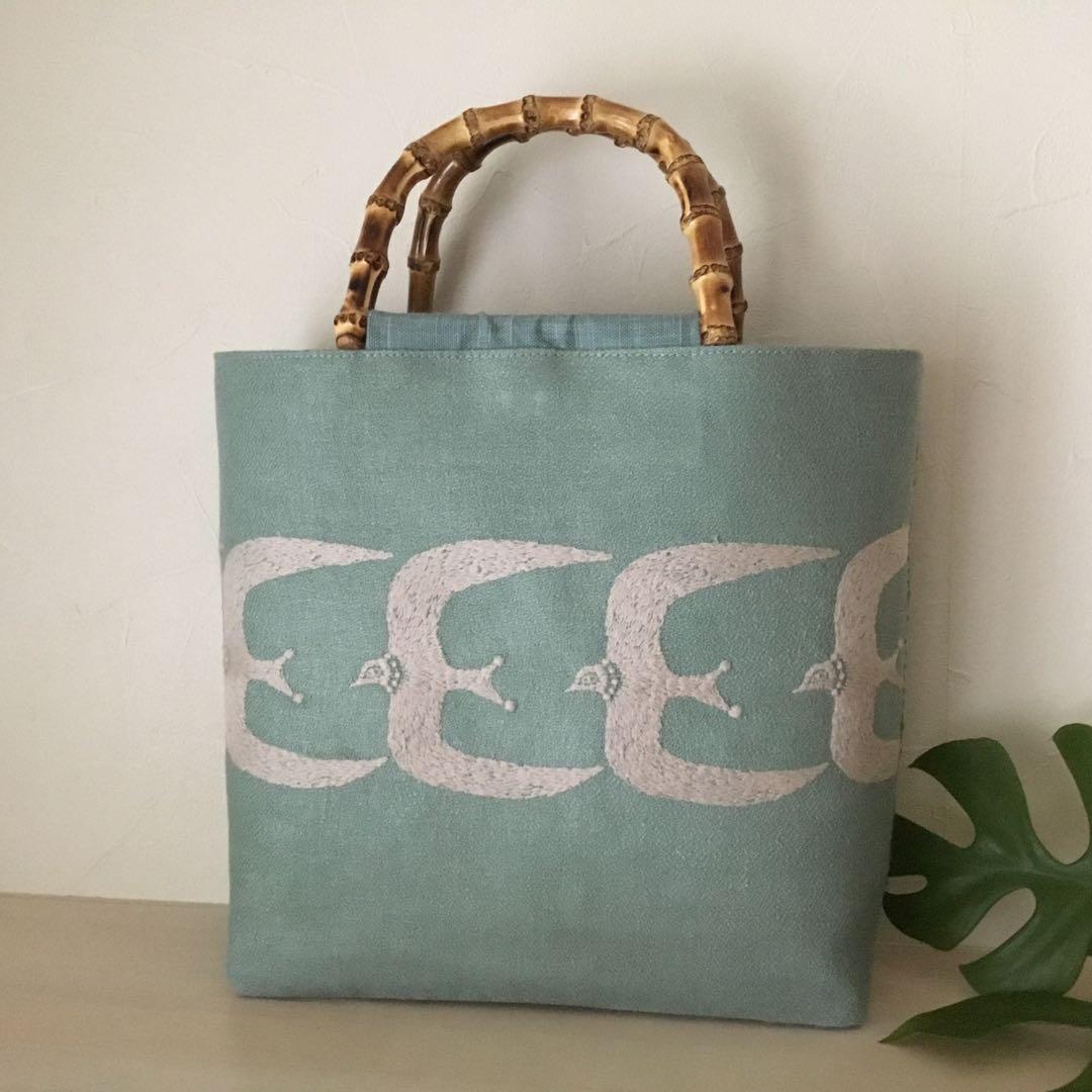 ミナペルホネン ♣︎ go!・タンバリン♣︎ハンドメイドバッグ