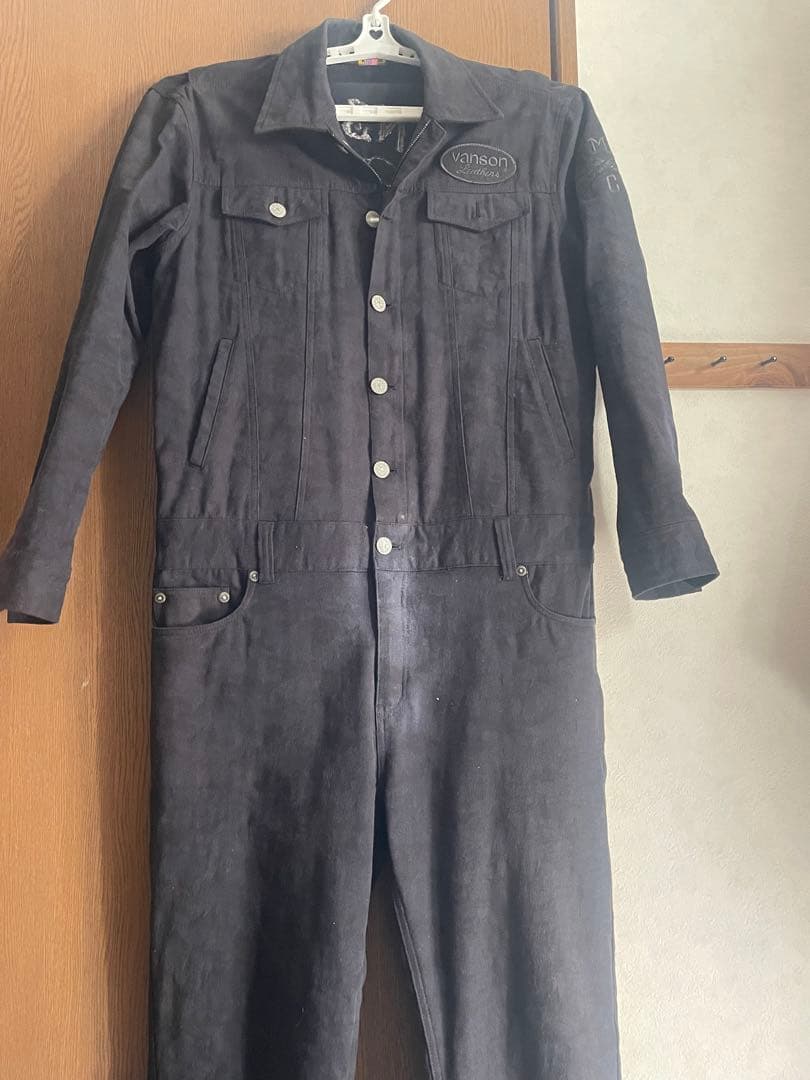 y*e様 Vanson 黒 オーバーオール