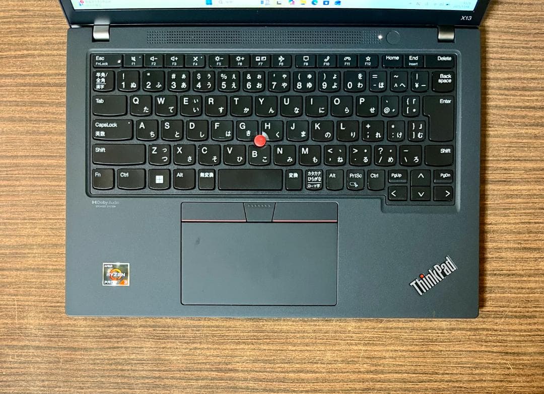 高速、高性能、ThinkPad X13 Gen2、16GB、256GB NVMe